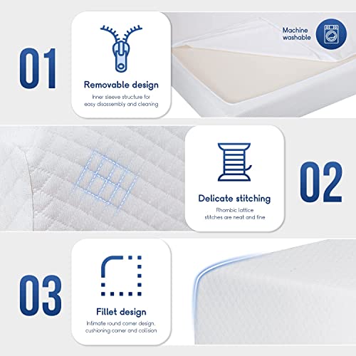 King Mattress, 5/6/8/10/12 Inch King Size Mattress Medium Firm Memory Foam Mattress for Cool Sleep & Pressure Relief, Certipur-Us Certified Mattress in a Box, Fiberglass Free Mattress, (King, 8 Inch)
