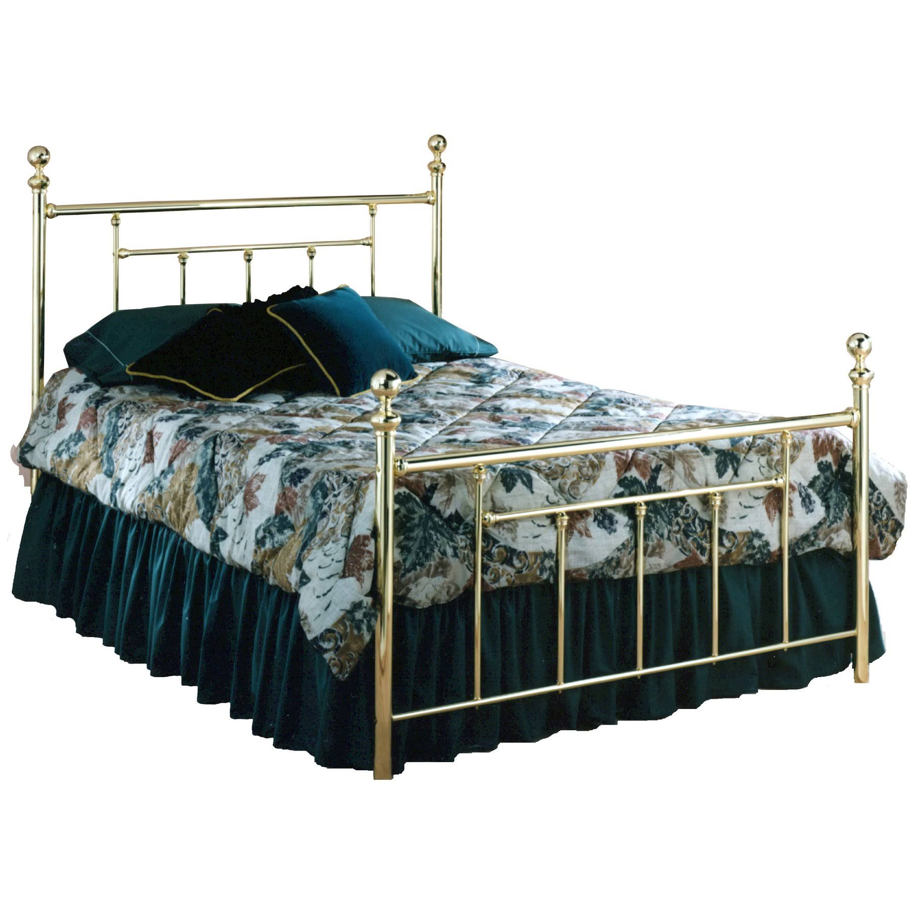 Hillsdale Chelsea Classic Brass Full Bed Set (Rails Not Included)