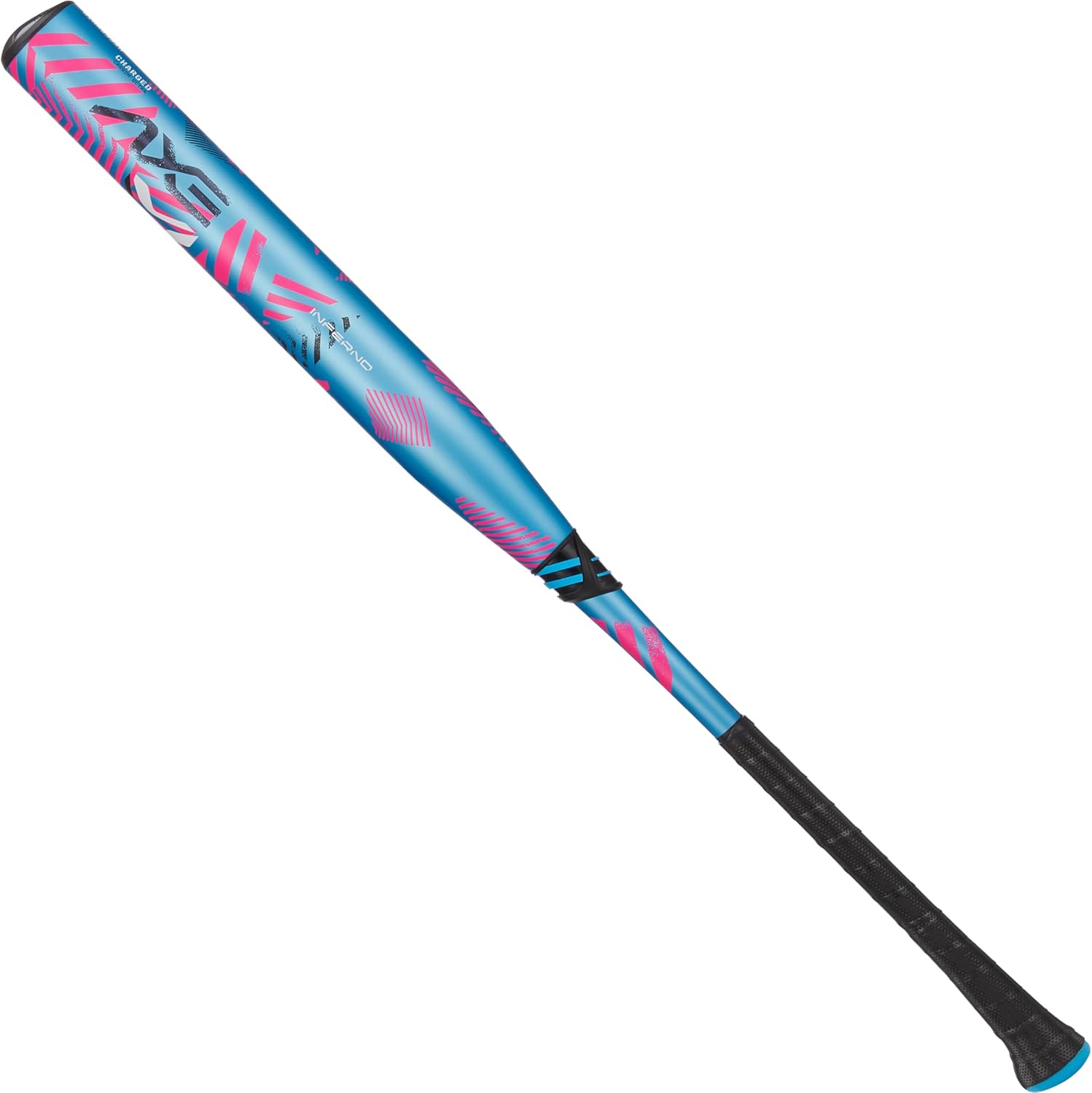 Axe | Inferno | 2-Piece Composite | USSSA Slowpitch Bat | Balanced/End Loaded/Max Loaded | 13"/12" Barrel (13" End Loaded, 26 oz)
