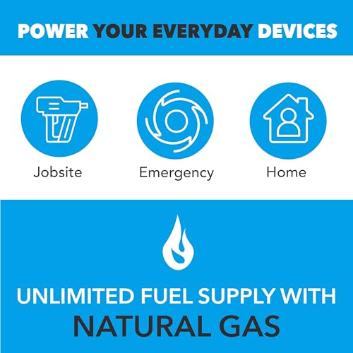 Pulsar 13,000-Watt Tri Fuel Gasoline, Propane, Natural Gas, Portable Generator with Remote Start