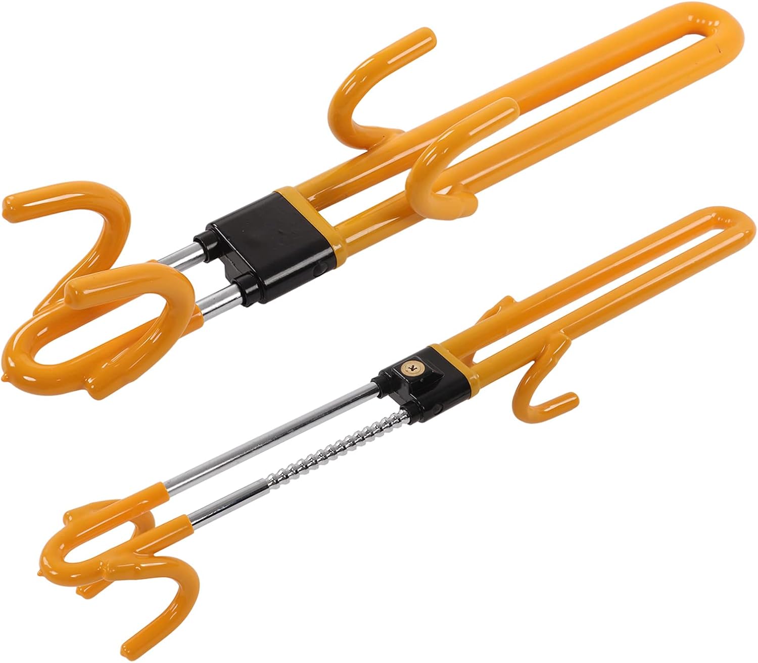 Twin Hooks Steering Wheel Lock Antitheft Locking Devices Universal Anti Theft Wheel Lock for Cars Trucks Vans