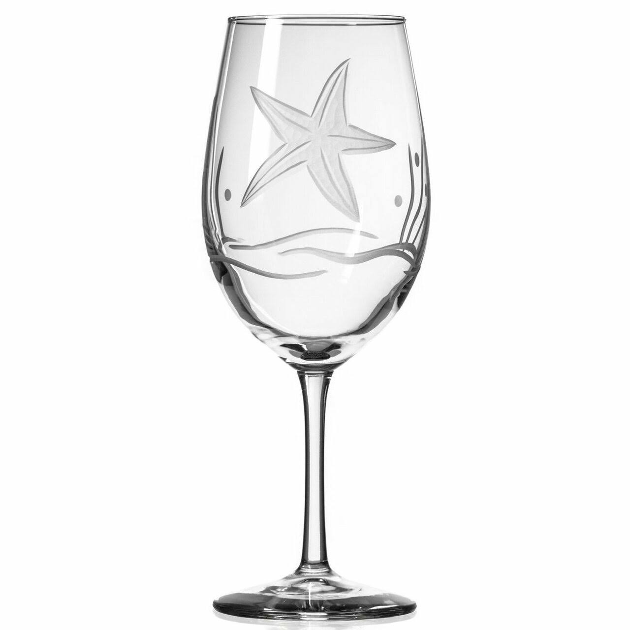 Rolf Starfish 12 oz White Wine Glass - Set of Four