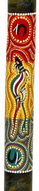 Toca DIDG-PK Bamboo Didgeridoo - Kangaroo Design