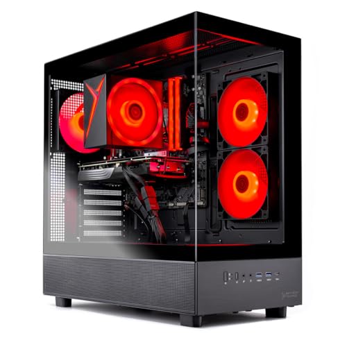 Skytech Gaming Azure 3 Desktop PC, Ryzen 7 9700X 3.8 GHz (5.5GHz), NVIDIA RTX 5060, 1TB NVMe SSD, 32GB DDR5 RAM 6000 RGB, 850W Gold ATX 3 PSU, 360mm ARGB AIO, Wi-Fi, Win 11