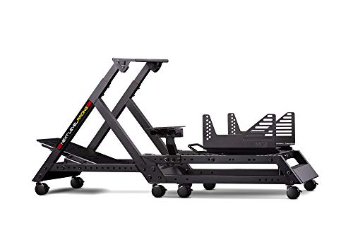 Next Level Racing Gttrack Frame Only Simulator Cockpit - Not Machine Specific & Free Standing Single Monitor Stand (NLR-A011)