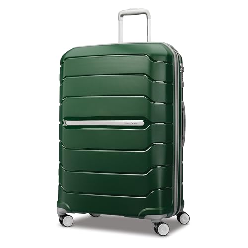 Samsonite Freeform 21-Inch Hardside Carry-On Luggage - Hardshell Carry-On Suitcase - TSA, Airline-Approved - Expandable Hard Shell, Smooth Rolling Spinner Wheels for Lightweight Travel - Navy