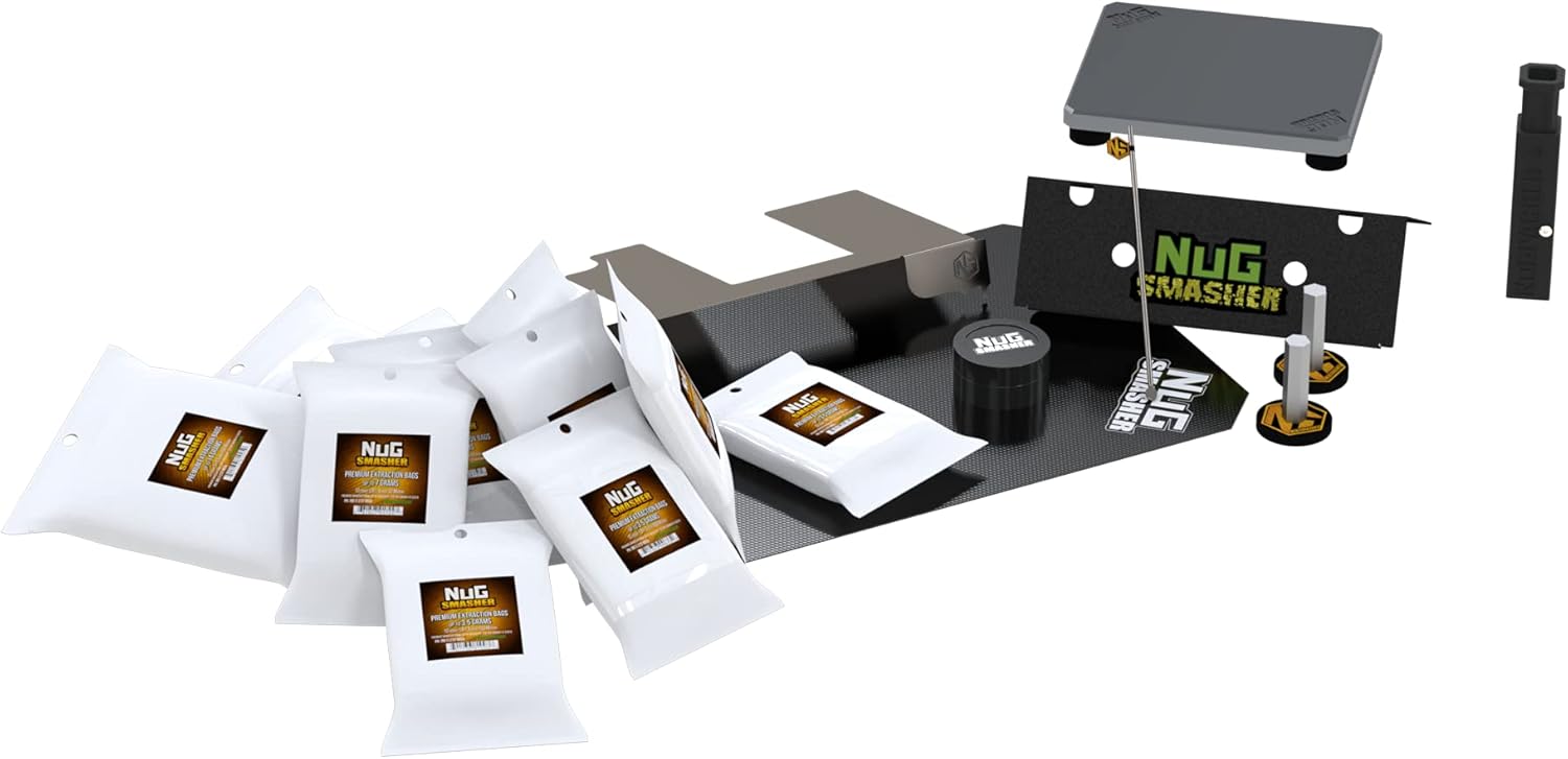 NS OG Basic Bundle Includes: OG, (7) Packs of Premium Press Bags, Silicone Mat, Magnet, and a Everything Tool."Rosin Made Simple"