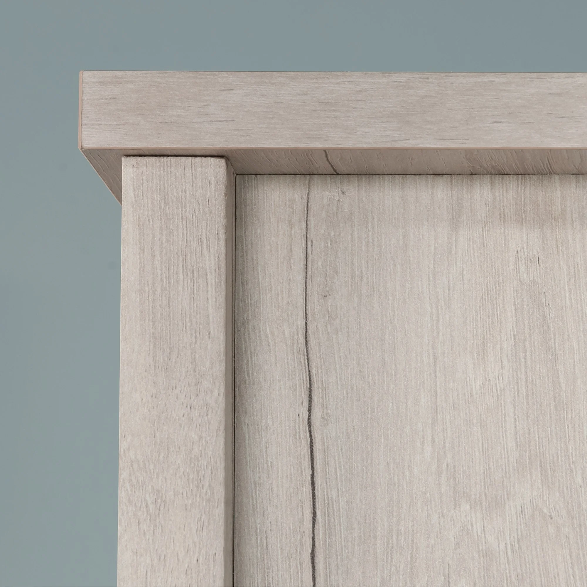 Sauder Select Engineered Wood Bookcase with Doors in Chalk Oak Finish