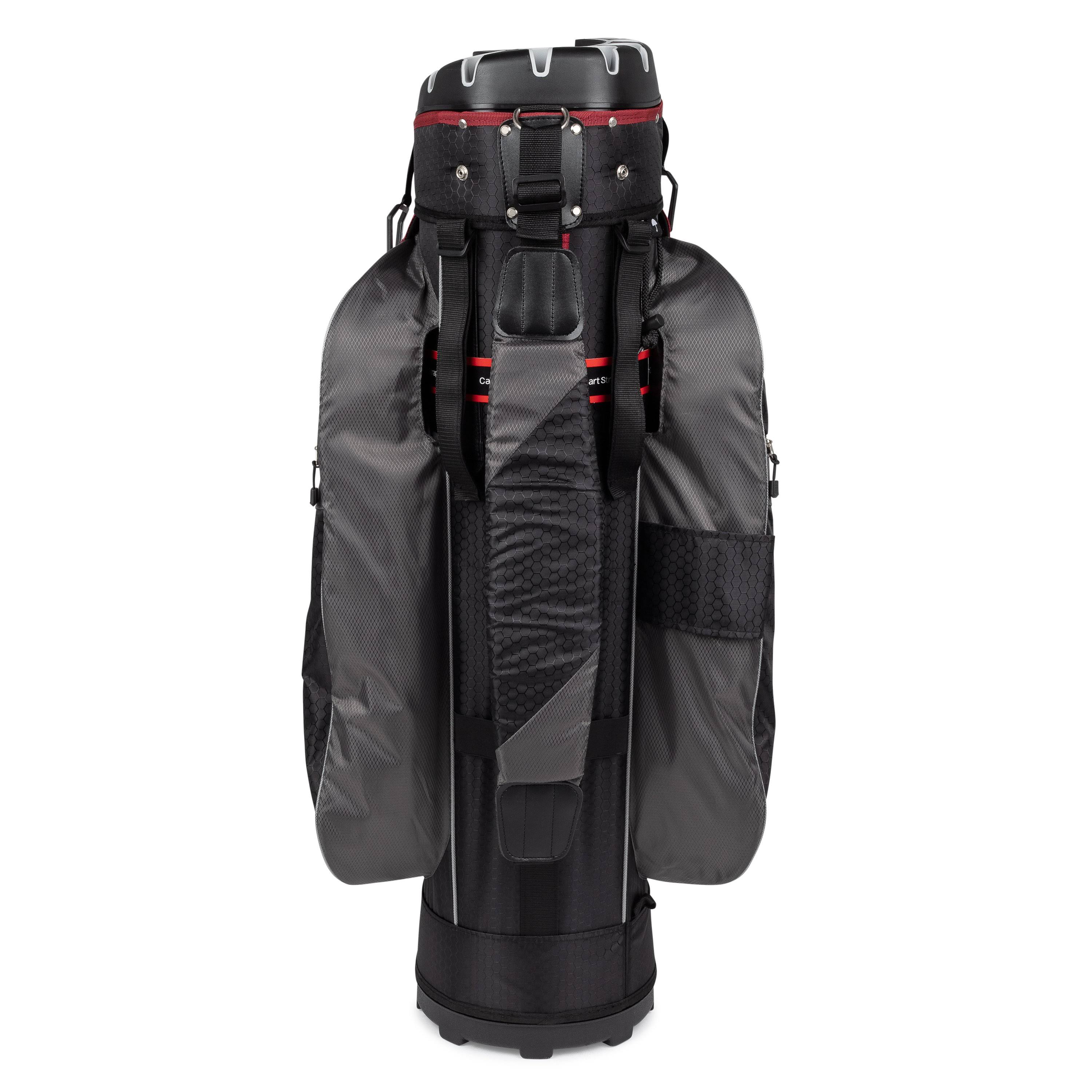 Founders Club Premium Cart Bag with 14 Way Organizer Divider Top