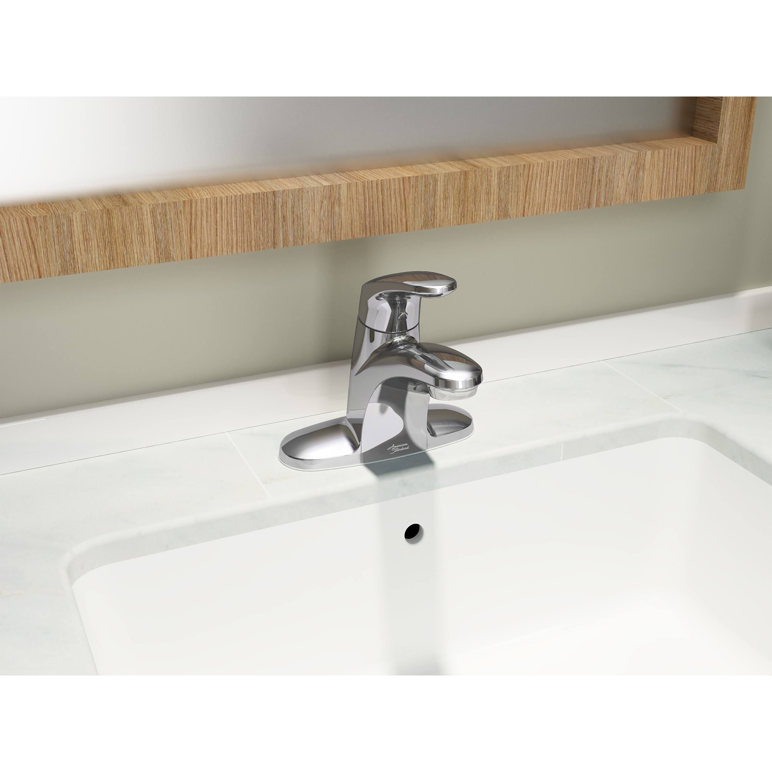 American Standard 7075055.002 Colony Pro Single-Handle Centerset Bathroom Faucet - 0.5 GPM, Polished Chrome