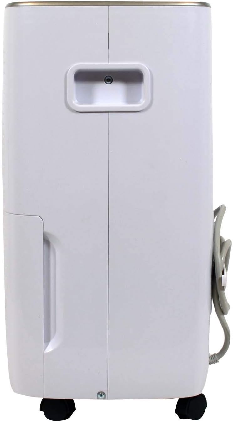 Soleus Air Energy Star Rated 1,800 SqFt., 25 Pint Dehumidifier With Mirage Display and Tri-Pat Safety Technology (25 Pint), White