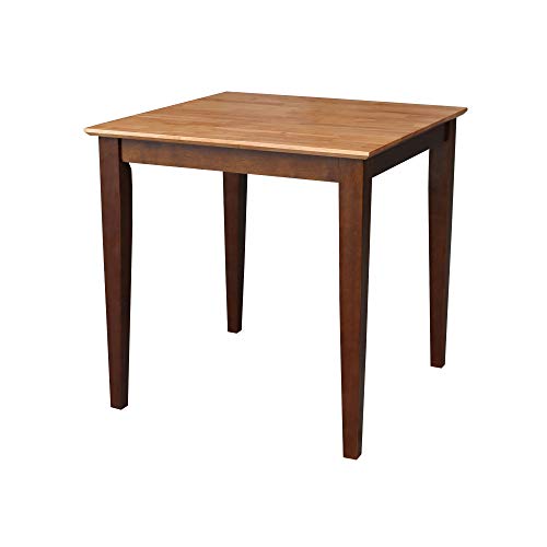 IC International Concepts Dining Table, FURNITURE, Black/Cherry