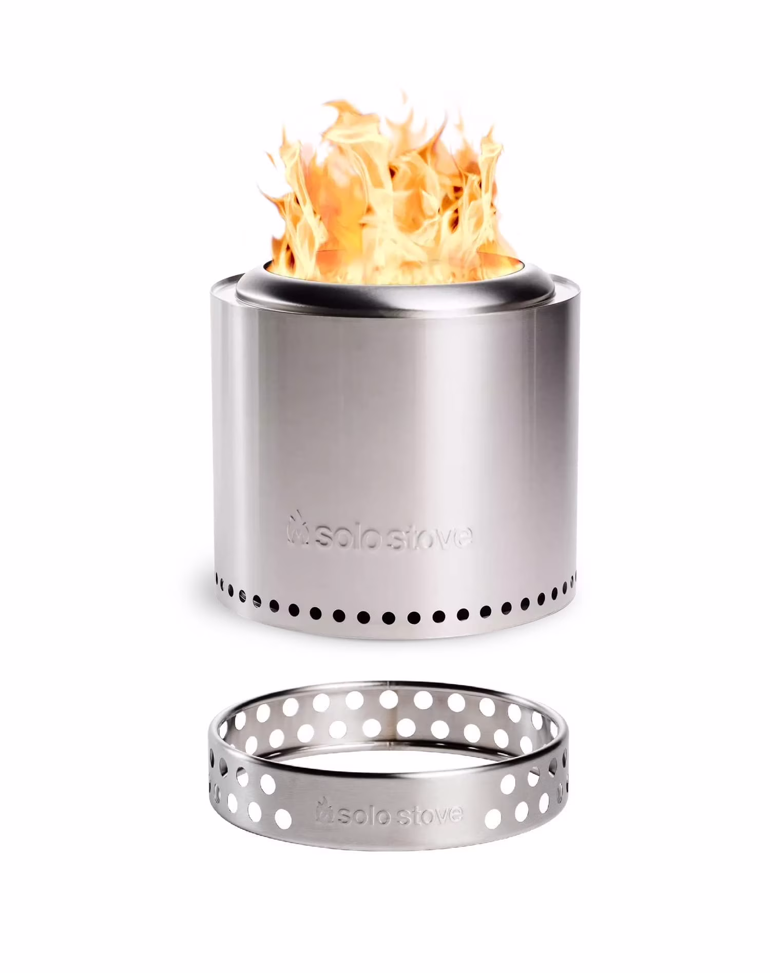 Solo Stove Ranger + Stand Bundle - Ultra Portable Smokeless Fire Pit for Backyard, Outdoors, Travel, Camping, Biking, Trail Hiking and Trekking
