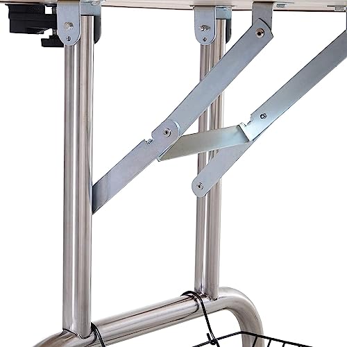 46 Inch Pet Grooming Table for Large Medium Dogs, Adjustable Home Dog Grooming Tables with Arms, Nooses, Mesh Tray