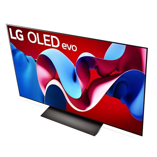 LG 65-Inch Class OLED evo C4 Series Smart TV 4K Processor Flat Screen with Magic Remote AI-Powered with Alexa Built-in (OLED65C4PUA, 2024)