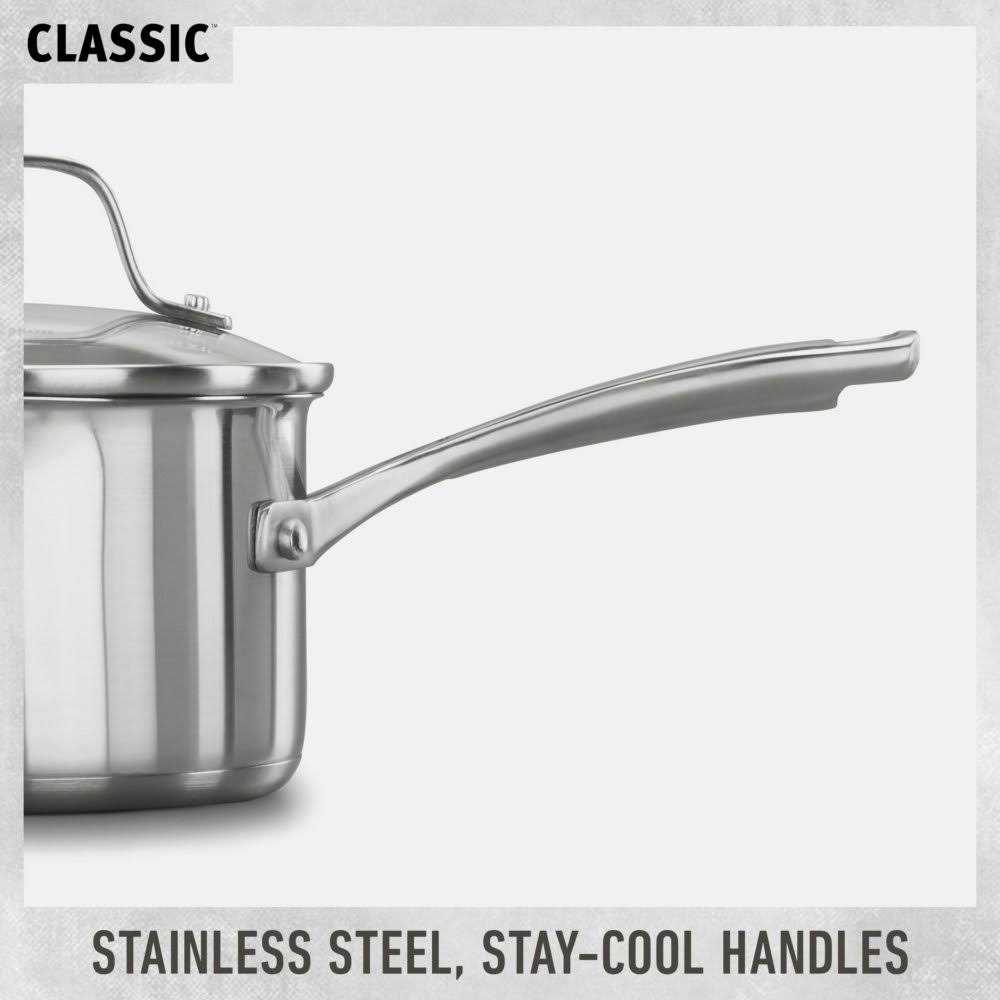 Calphalon Classic Stainless Steel 1.5 Qt. Covered Saucepan