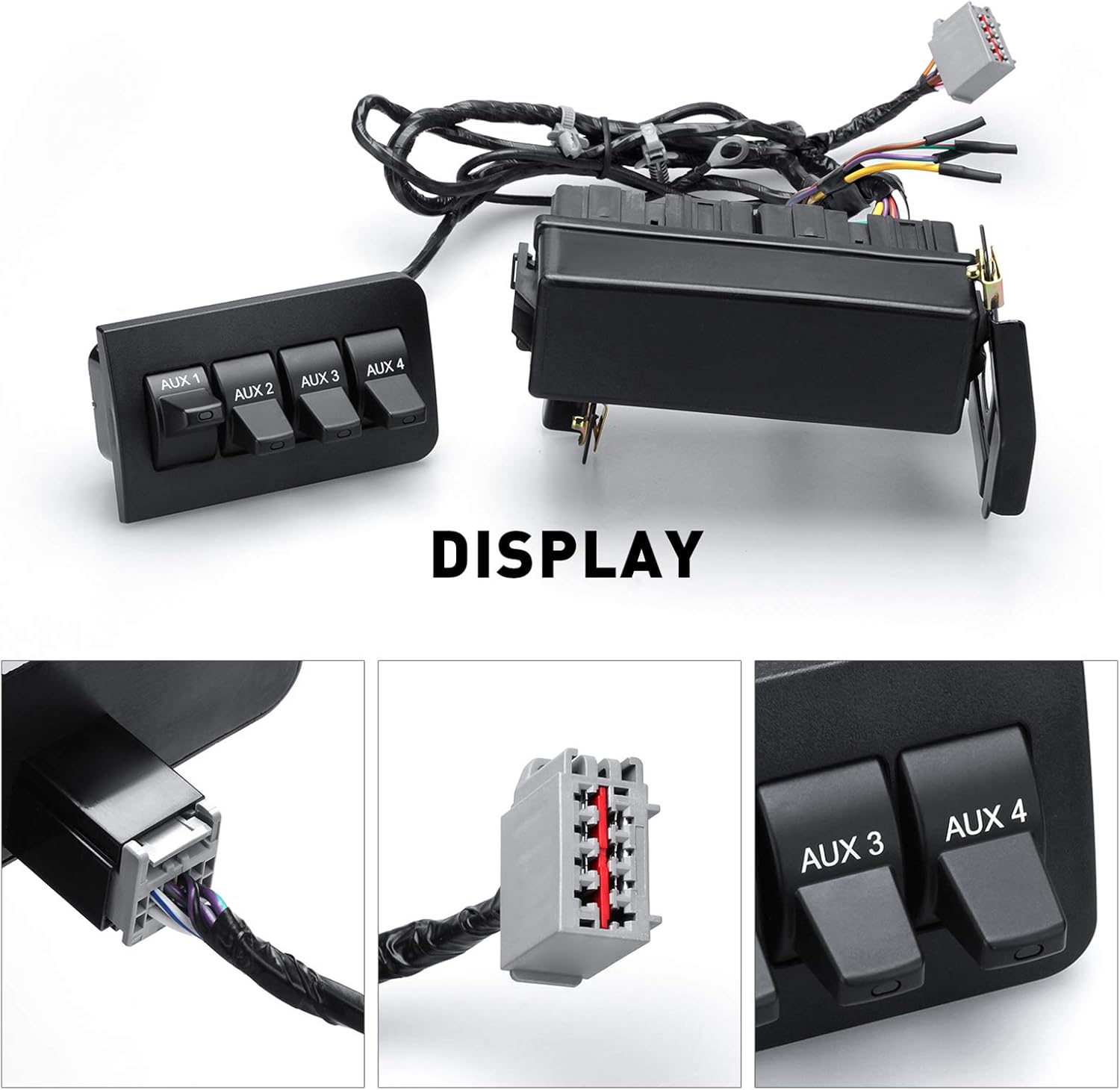 Dash Upfitter Switch AUX Auxiliary SW6760 For 2011-2016 Ford F250 F350 Replace AL3Z-13D730-AA