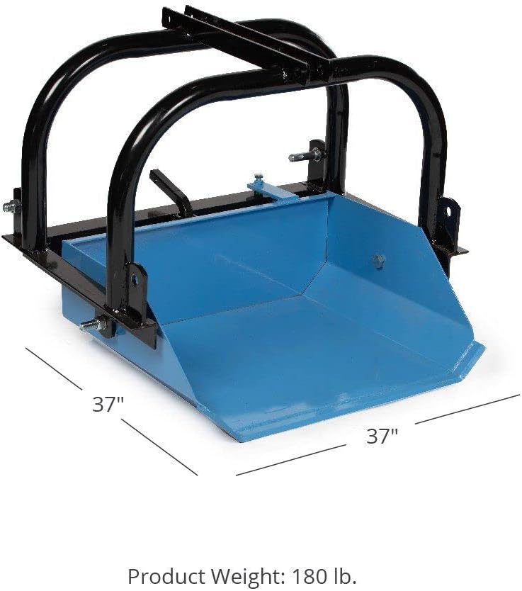 Titan Attachments 30" Reversible Dirt Scoop Shovel and Scraper, Category 1, 3 Point Tractors