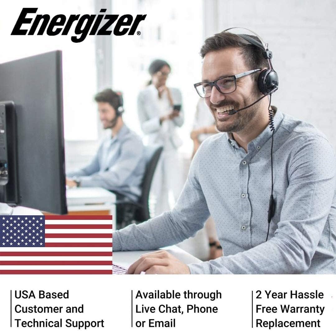 Energizer 4000 Watts Power Inverter Modified Sine Wave Car Inverter, 12V to 110 Volts, Two AC Outlets, Two USB Ports (2.4 Amp), Hardwire Kit, Battery Cables Included – ETL Approved Under UL STD 458