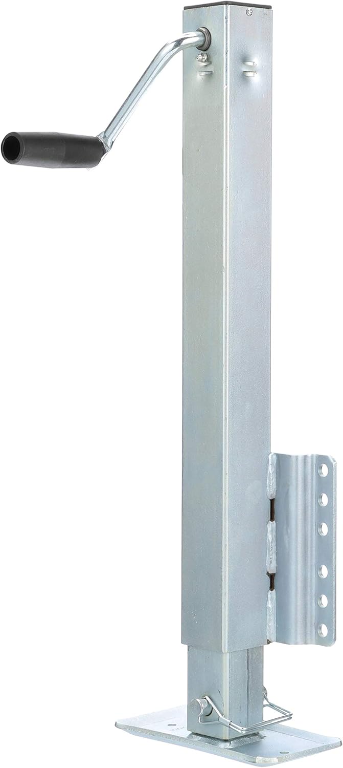 Seachoice 52051 Drop Leg Trailer Jack, Heavy Duty, Fixed Mount Jack with Drop Leg, 28.6 Inches of Lift, 2,500-Pound Max Load