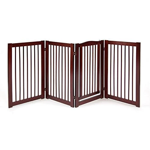 Primetime Petz 360 Configurable Dog Gate with Door Indoor Freestanding Walk Th