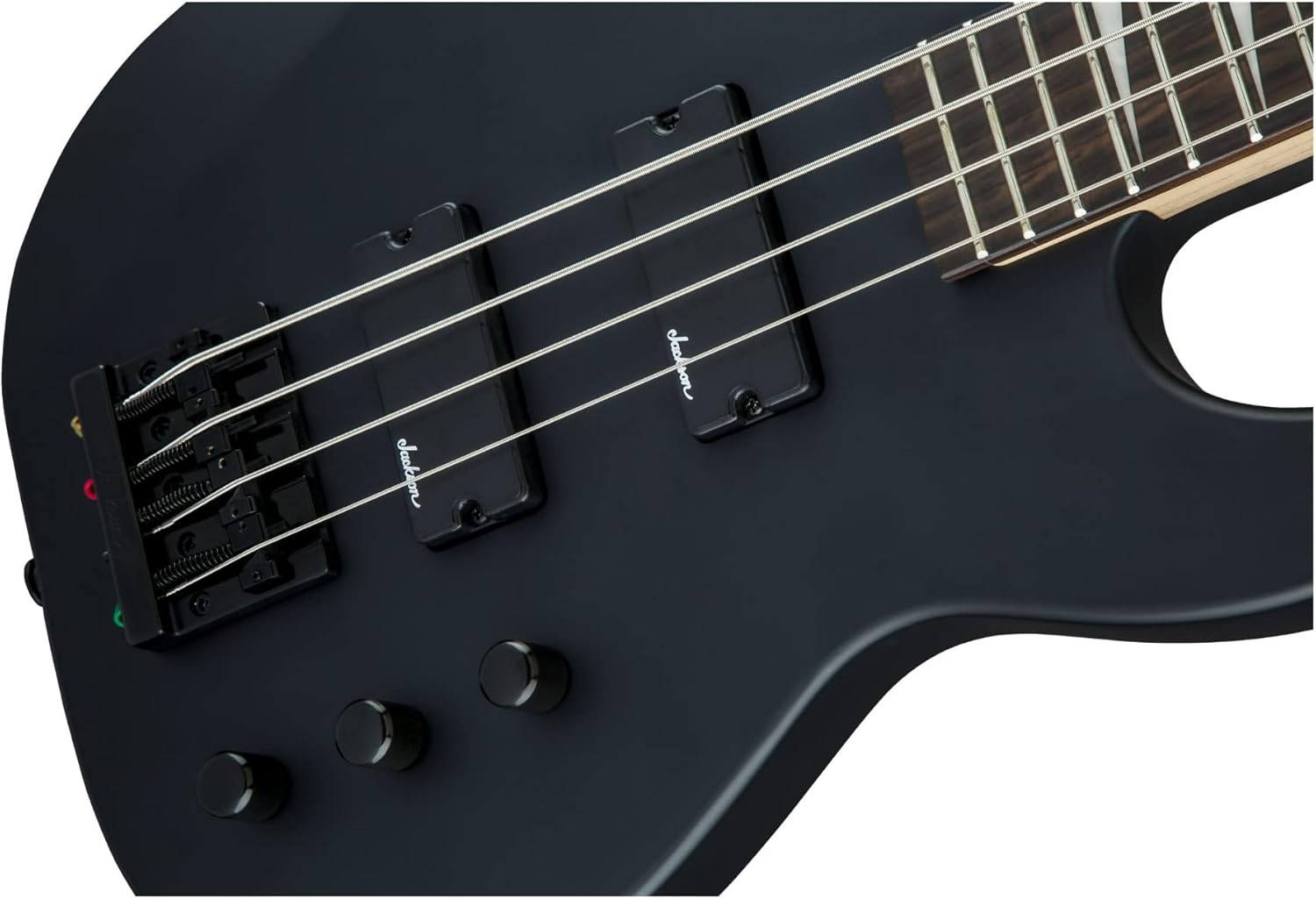 Jackson JS Series Concert Bass JS2, Satin Black, Amaranth Fingerboard