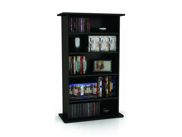 Atlantic 37935726 CD, DVD or Blu-Ray Drawbridge 240 Multimedia Storage Cabinet