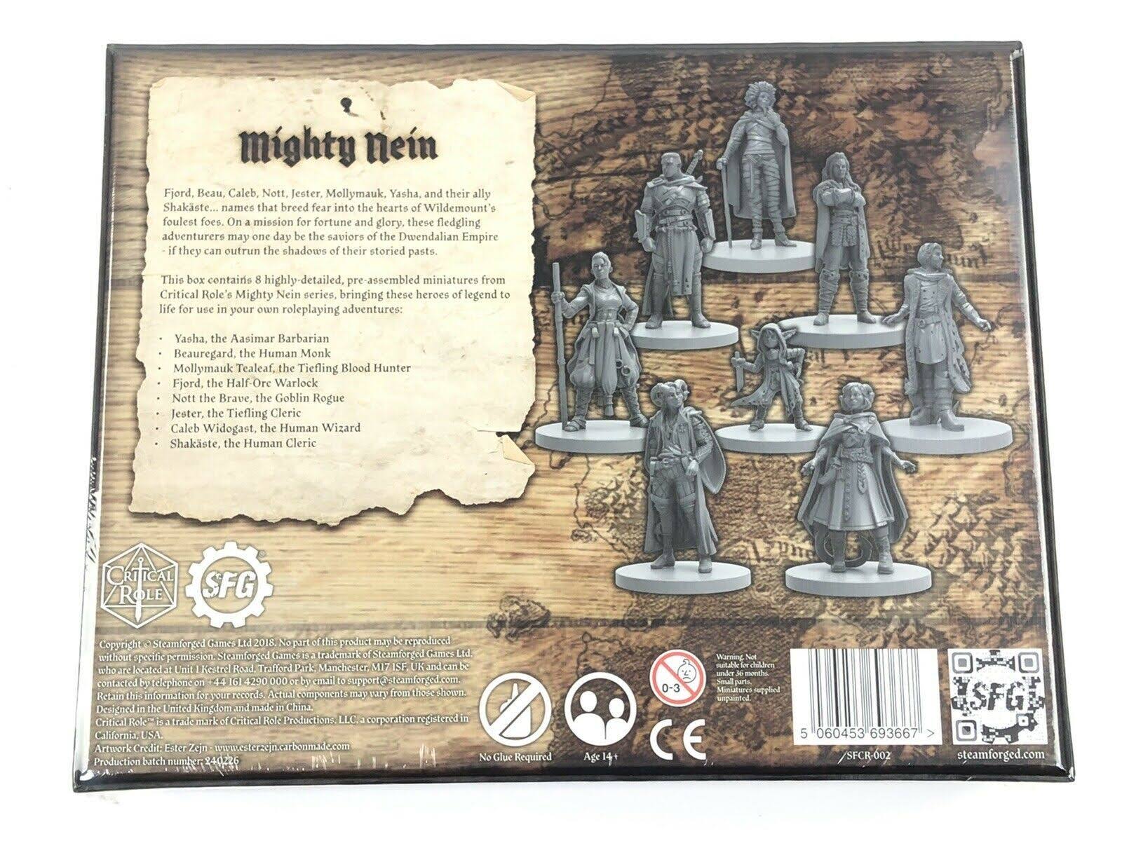 Critical Role - Mighty Nein Miniatures