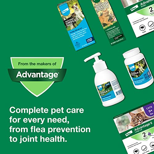 Advantage II Large Cat Vet-Recommended Flea Treatment & Prevention | Cats Over 9 lbs. | 12-Month Supply