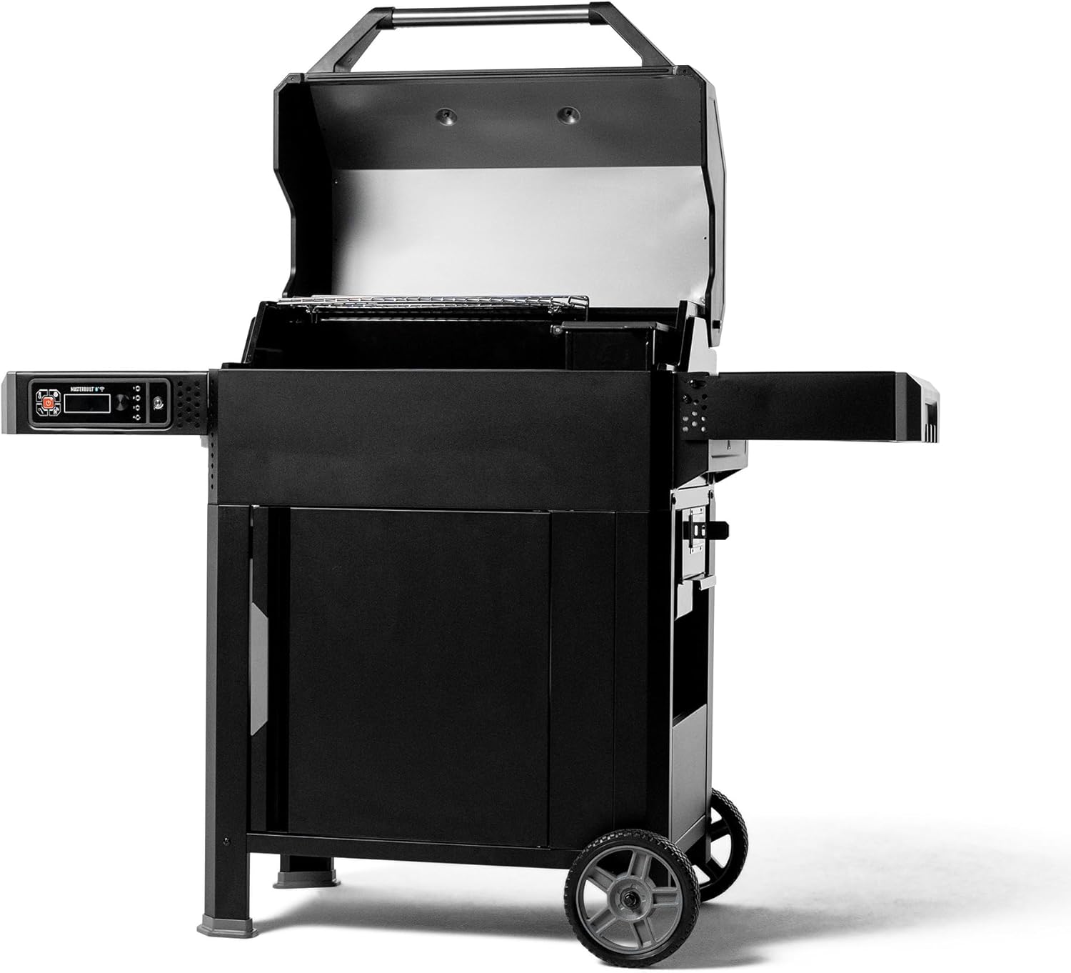 Masterbuilt AutoIgnite 545 Digital Charcoal Grill and Smoker Combo for Easy Grilling, Digital Control, App, Sear Plate, Mini Hopper and 545 BBQ Cooking Square In. in Black