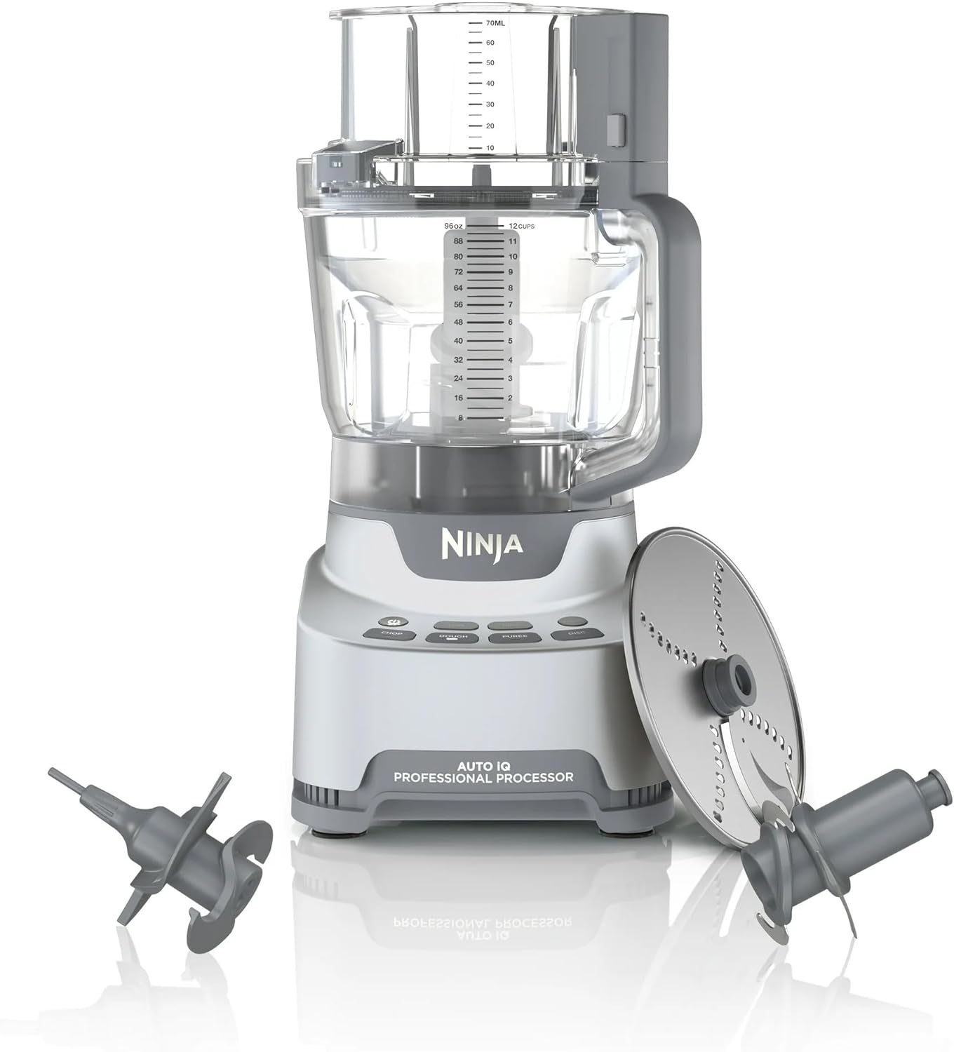 Ninja® Professional XL Food Processor, NF700, 1000-Watt Motor, Auto-iQ Preset Programs, Variable Speed, 12-Cup Capacity, Versatile Kitchen Appliance for Chopping, Slicing, Shredding, Dough Mixing