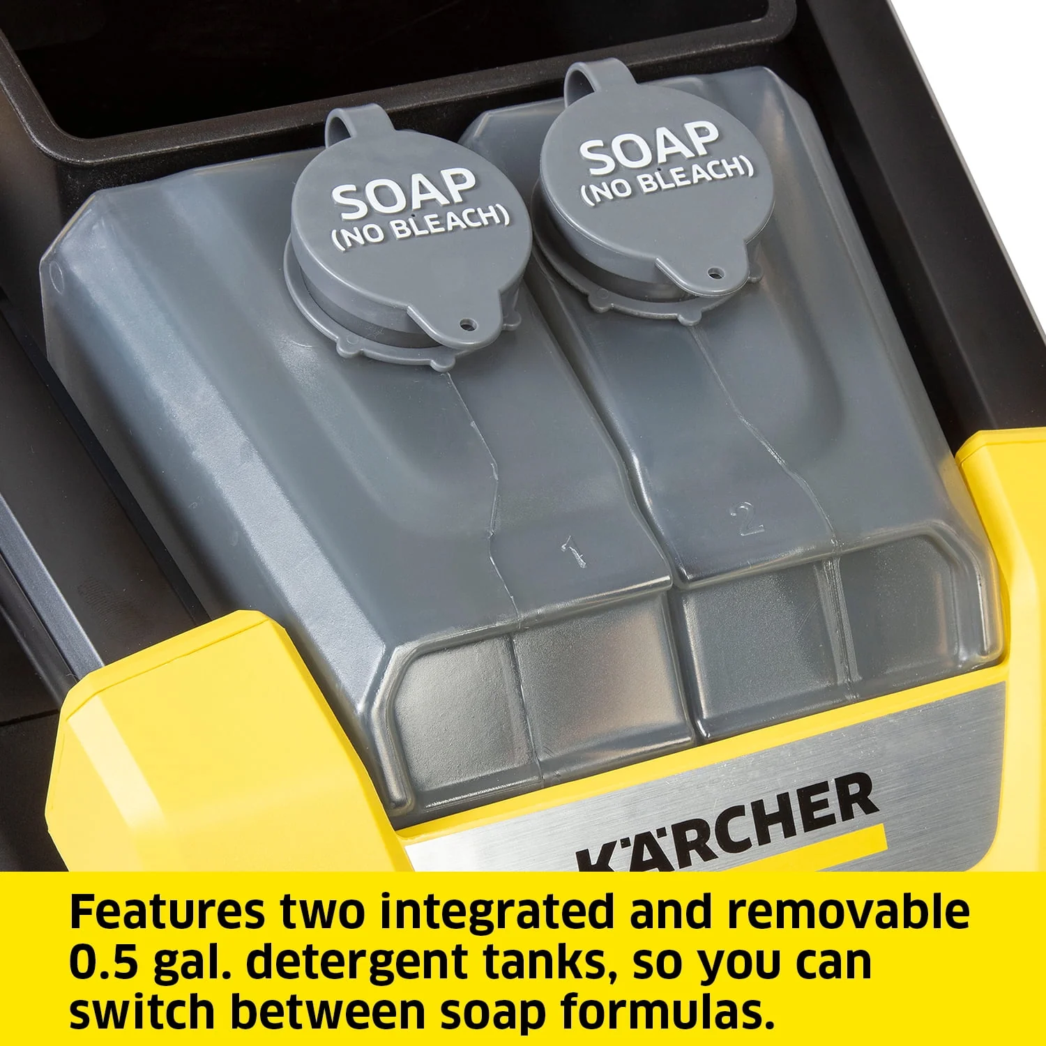 Karcher K1900PS 2375 Max PSI Electric Pressure Washer with 3 Nozzles and Hose, 1.2 GPM, Power Washer