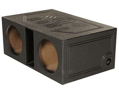 QPower QBOMB12VL 12" Dual Vented Ported Car Subwoofer Sub Box Enclosure