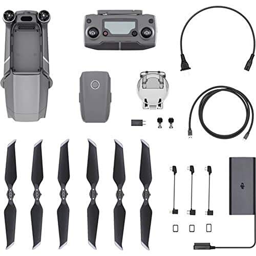 DJI Mavic 2 Pro - Drone Quadcopter UAV with Hasselblad Camera 3-Axis Gimbal HDR 4K Video Adjustable Aperture 20MP 1 CMOS Sensor, up to 48mph, Gray