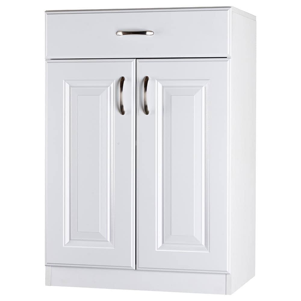 Estate by RSI 23.75-in W Wood Composite Wall-Mount Utility Storage Cabinet in White | ESBDD24SW