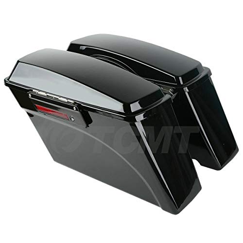 TCMT Saddlebags and Conversion Brackets Fit For Harley Softail Models 86-13