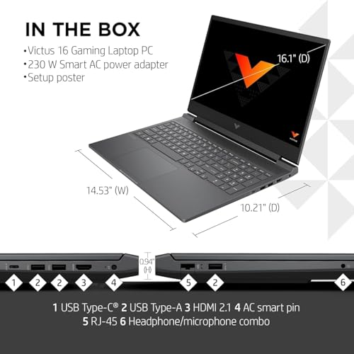 HP 2023 Latest Envy Laptop, 16" WQXGA 120Hz Touchscreen, 13th Gen Intel Core i9-13900H, NVIDIA RTX 4060, 64GB DDR5 RAM, 1TB SSD, Webcam, Wi-Fi 6, Backlit KB, HDMI, Windows 11 Home