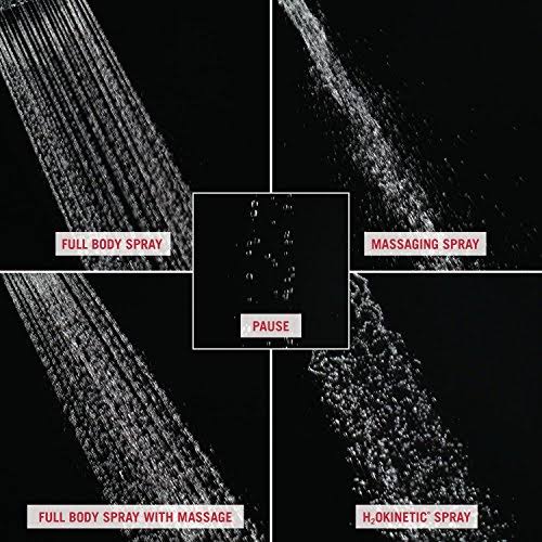 Delta 52664-CZ H2Okinetic 5-Setting Raincan Shower Head, Champagne Bronze