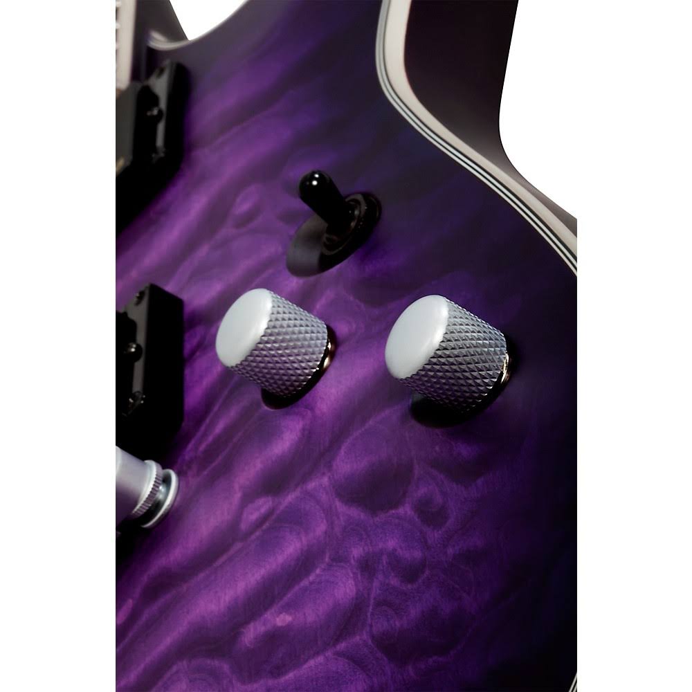 Schecter Guitar Research C1 Platinum Electric Satin Purple Burst
