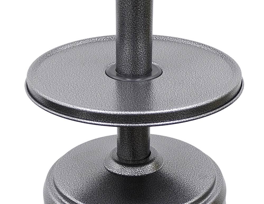 Garden Treasures 41000-BTU Hammered Silver Steel Floorstanding Liquid Propane Patio Heater | HLDS01-CB