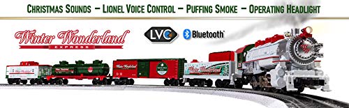 Lionel Winter Wonderland LionChief 5.0 Electric O Gauge Train Set with Bluetooth & Remote One Color
