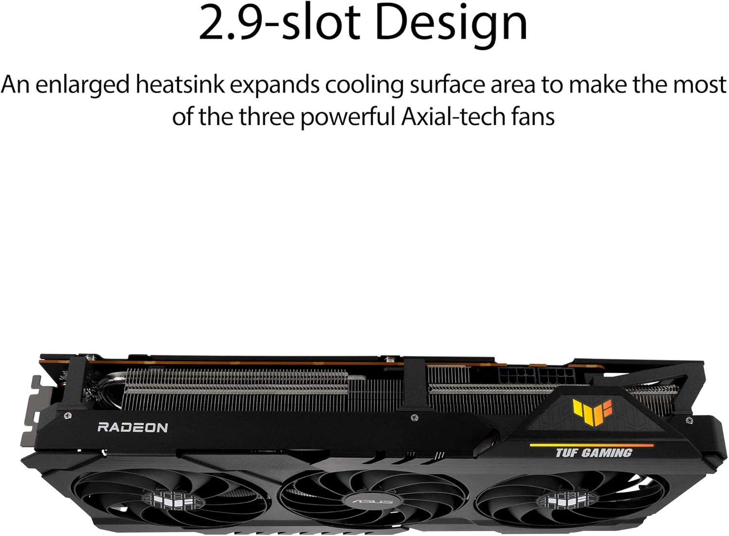 ASUS TUF Gaming AMD Radeon RX 6700 XT OC Edition Graphics Card AMD RDNA 2, PCIe 4.0, 12GB GDDR6, HDMI 2.1, DisplayPort 1.4a, Dual ball fan bearings, all-aluminum shroud, reinforced frame, GPU Tweak II