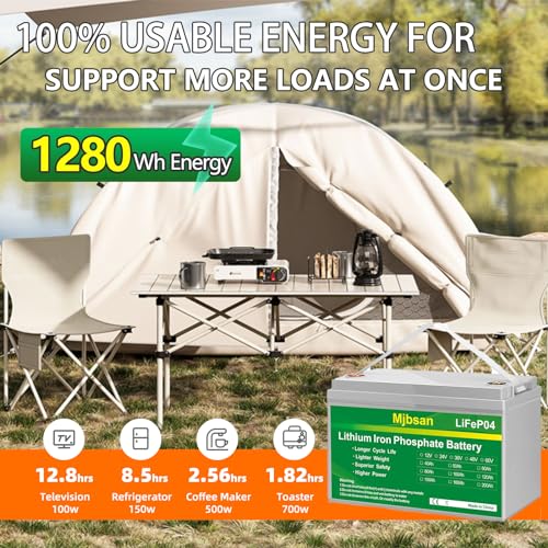 12V 100Ah LiFePO4 Battery 12V 100Ah Lithium Battery,for Boat,Off Grid,Trolling Motor,RV,Solar, Built-in 100A BMS Max.1280Wh, Up to 15000+ Deep Cycle Marine Battery 12V, Lithium Batteries 100Ah