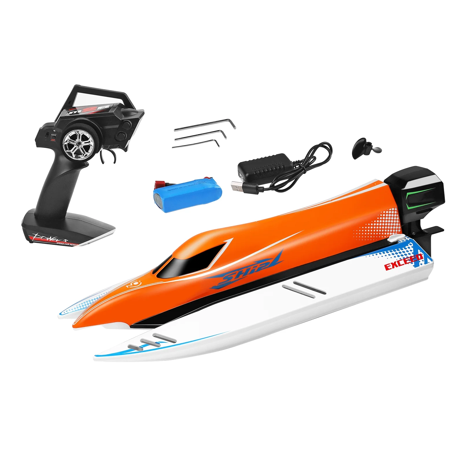 WLtoys WL915-A Remote Control Boats 2.4G 45km/h High Speed RC Boat RC Toy Gift for Kids Adults Boys Girls