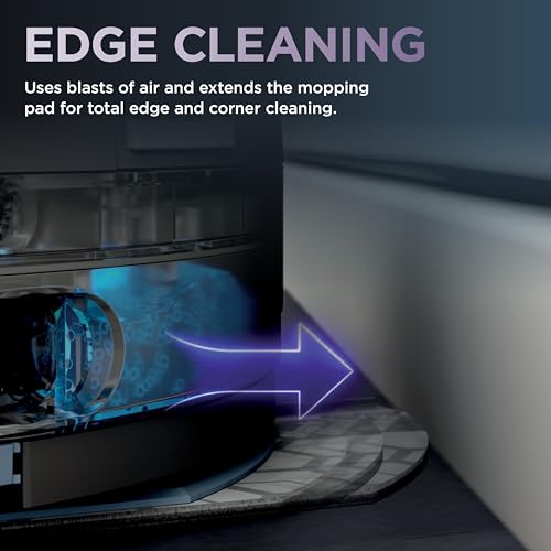 Shark Robot Vacuum & Mop Combo, PowerDetect NeverTouch Pro, Self-Emptying, Self-Refill with Self-Clean Pad Wash & Dry, 60-Day Debris Capacity, 30-Day Refill Tank, 5 PowerDetect Technologies, AV2800ZE
