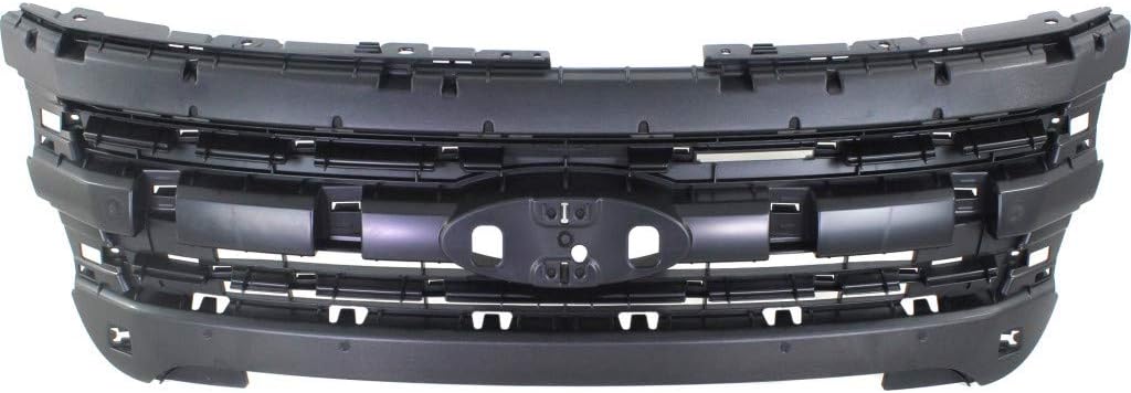For Ford Explorer Header Panel 2011 12 13 14 2015 | Inner Grille Mounting Panel | Black | FO1223118 | BB5Z8A284AA