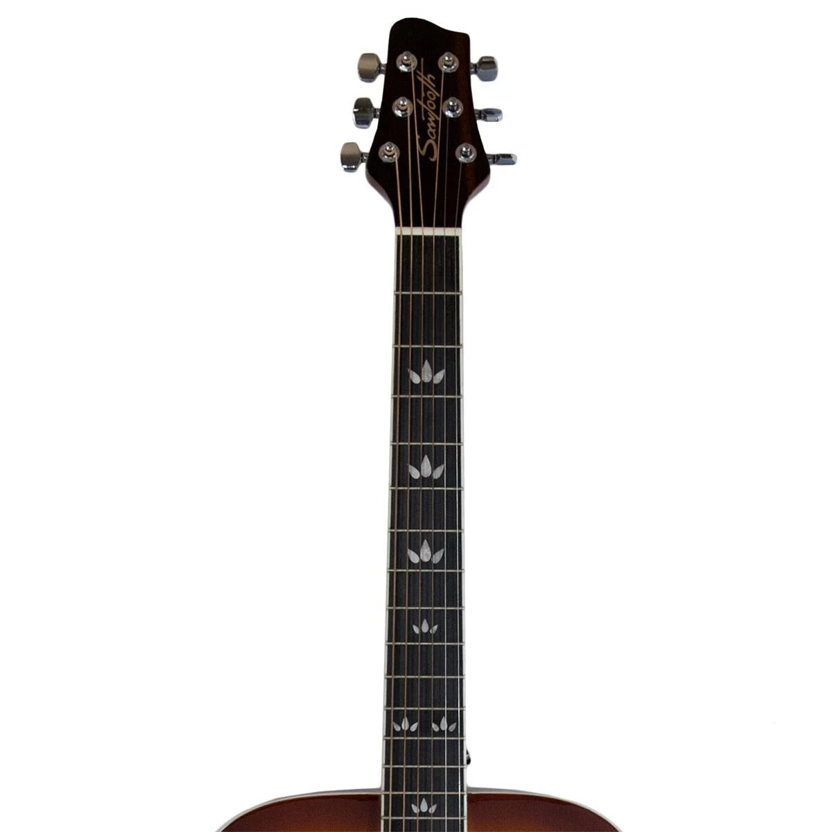 Sawtooth Modern Vintage Dreadnought Acoustic Guitar, Vintage Burst