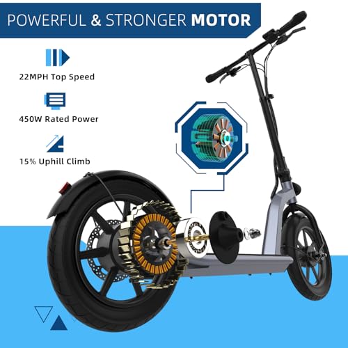 Hiboy VE1 PRO Electric Scooter - Electric Scooter for Adults - 16" Pneumatic Tires - 31 Miles Long Range & 23Mph Folding Commuter Escooter