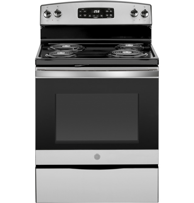 GE 30" Free-Standing Self-Clean Electric Range
