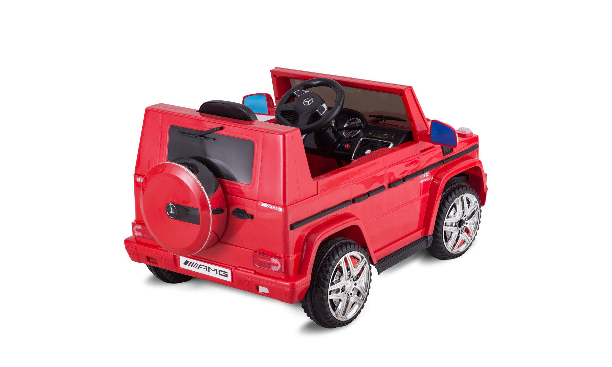 Costway Mercedes Benz G65 Licensed 12V Electric Kids Ride on Car RC Remote Control Red